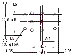 A3S 外形尺寸 19 PCB Cutout_Dim1