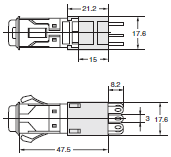 A3S 外形尺寸 22 A3SA-4103_Dim