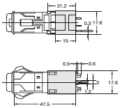 A3S 外形尺寸 23 A3SA-4102_Dim