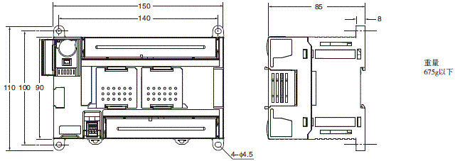 CP1L γߴ 2 