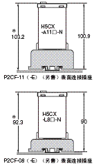 H5CX-□-N 外形尺寸 17 