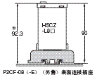 H5CZ 外形尺寸 12 Front Connecting Socket_Dim