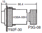 H3BA-X 外形尺寸 7 