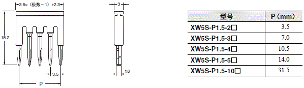 XW5T-P 外形尺寸 15 