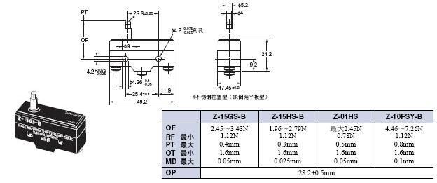 Z 外形尺寸 12 Z-15GS-B_Dim