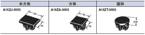 A16 外形尺寸 22 A16_Panel Plugs