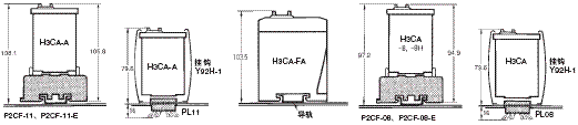 H3CA 外形尺寸 29 P2CF-08_Dim