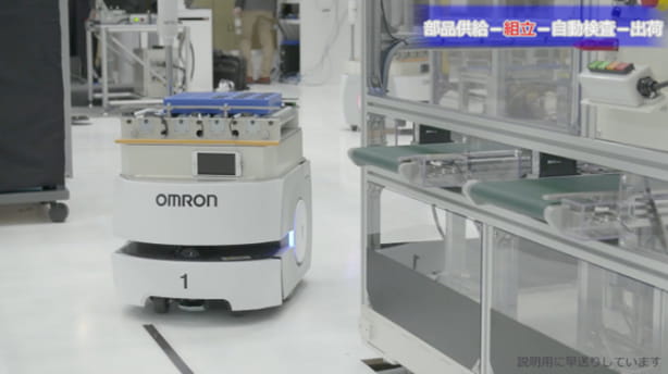 引入移动机器人，提高生产线设计的自由度，优化生产效率