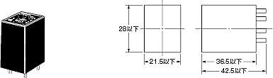 G3FM 外形尺寸 2 G3FM_Dim