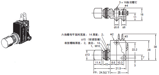 VAQ 外形尺寸 7 VAQ-4□-L_Dim