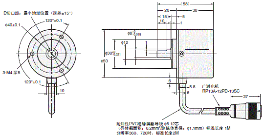 E6C3-A 外形尺寸 3 