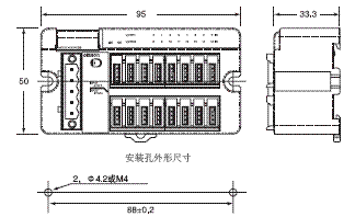 DRT2-□D16S(-1) 外形尺寸 2 DRT2-ID16S(-1)_Dim