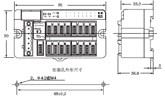 DRT2-□D16S(-1) 外形尺寸 4 DRT2-MD16S(-1)_Dim