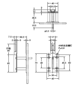 D4NS, D4NS-SK 外形尺寸 19 D4NS-SK01_Main Body_Dim