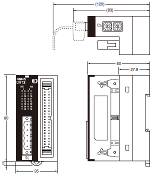 DRT2-□D32ML(-1) / □D16ML(-1) 外形尺寸 2 DRT2-ID32ML(-1)_Dim