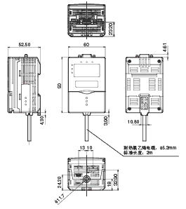 ZS-L 外形尺寸 3 ZS-LDC□1_Dim