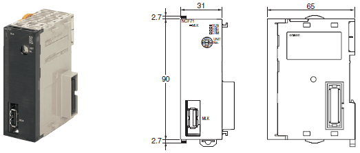 CJ1W-NC71 γߴ 2 CJ1W-NC271_Dim