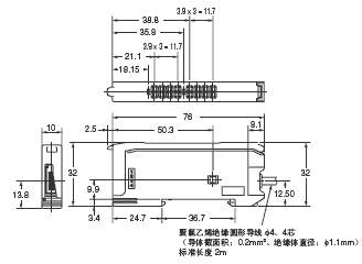 E4C-UDA 外形尺寸 13 E4C-UDA11_Dim