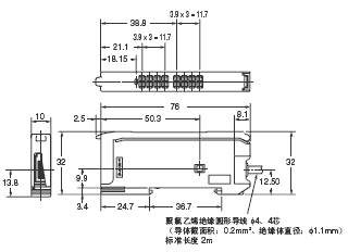 E4C-UDA 外形尺寸 17 E4C-UDA11AN_Dim