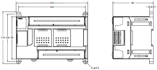 CP1E γߴ 10 