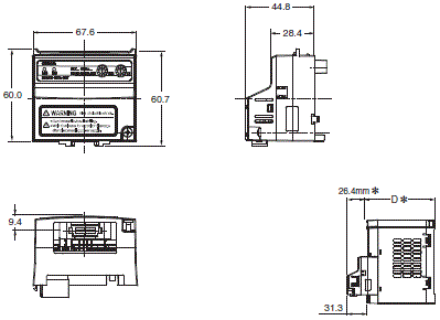 3G3MX2 外形尺寸 20 