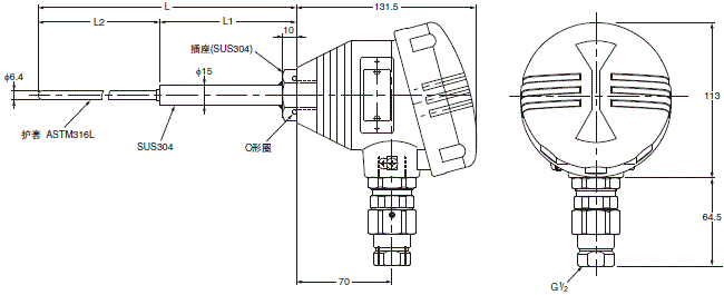 E52 (型) 外形尺寸 23 