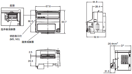 3G3MX2-ZV1 γߴ 16 