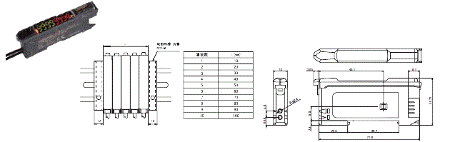 E3X-ZD2 外形尺寸 3 