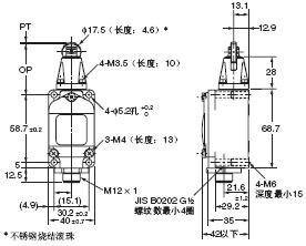 WL / WLM 外形尺寸 63 