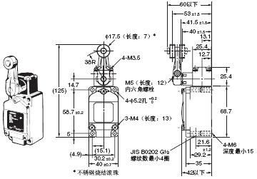 WL / WLM 外形尺寸 68 