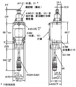 WL / WLM 外形尺寸 75 