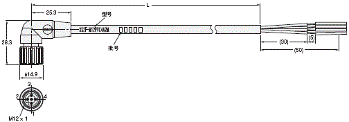 XS2F-M 外形尺寸 3 