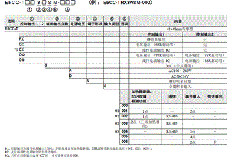 E5CC-T 种类 2 