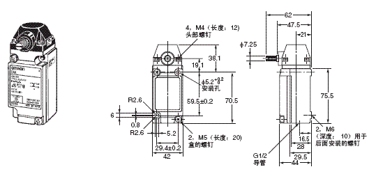 D4A-□N 外形尺寸 8 