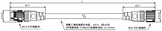 F3W-MA 外形尺寸 15 