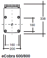 eCobra 600 Lite / Standard / Pro 外形尺寸 2 