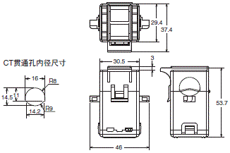 K6CM 外形尺寸 8 