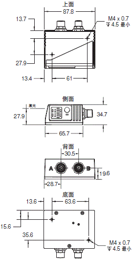 QX-830系列 外形尺寸 1 