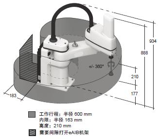 eCobra 600 外形尺寸 1 