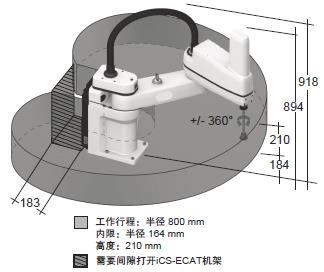 eCobra 800 外形尺寸 1 