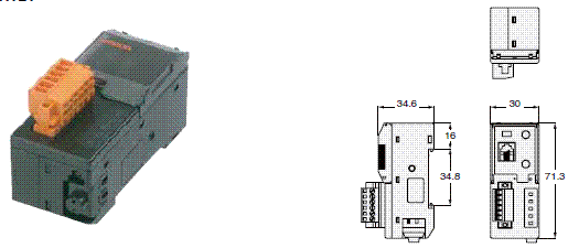 E3X-DRT21 / SRT21 / CIF11 外形尺寸 5 