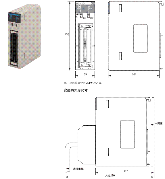 CS1W-NC3 γߴ 2 