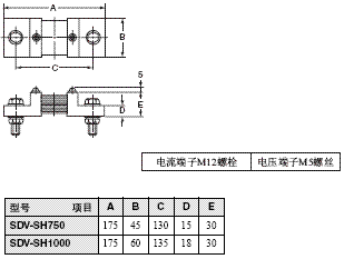SDV γߴ 8 SDV-SH750/-SH1000_Dim,