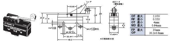 Z 外形尺寸 49 Z-15GM2-B_Dim