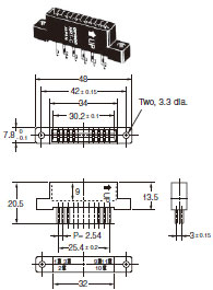 A7PS / A7PH 外形尺寸 12 A7PS/A7PH_Connectors_Dim1