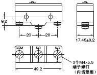 A 外形尺寸 5 A_Screw Terminals