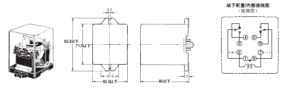 G4Q 外形尺寸 5 G4Q_212S_Dimensions