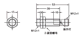 E2EH 外形尺寸 4 E2EH-X3□□-M1□