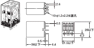 MY 外形尺寸 28 Socket for MY_Dim10