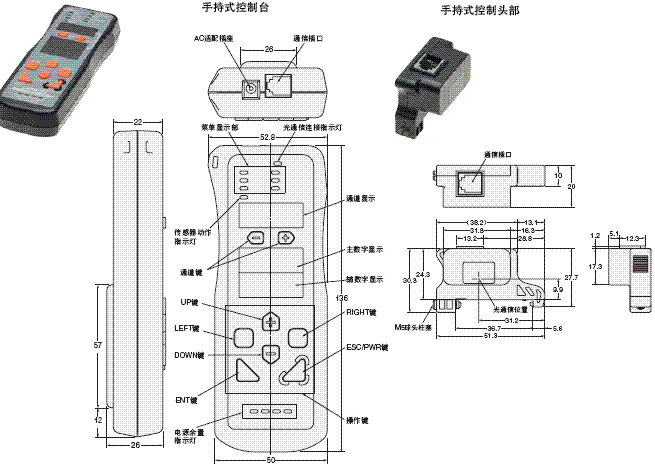 E3X-DA-S / MDA 外形尺寸 10 